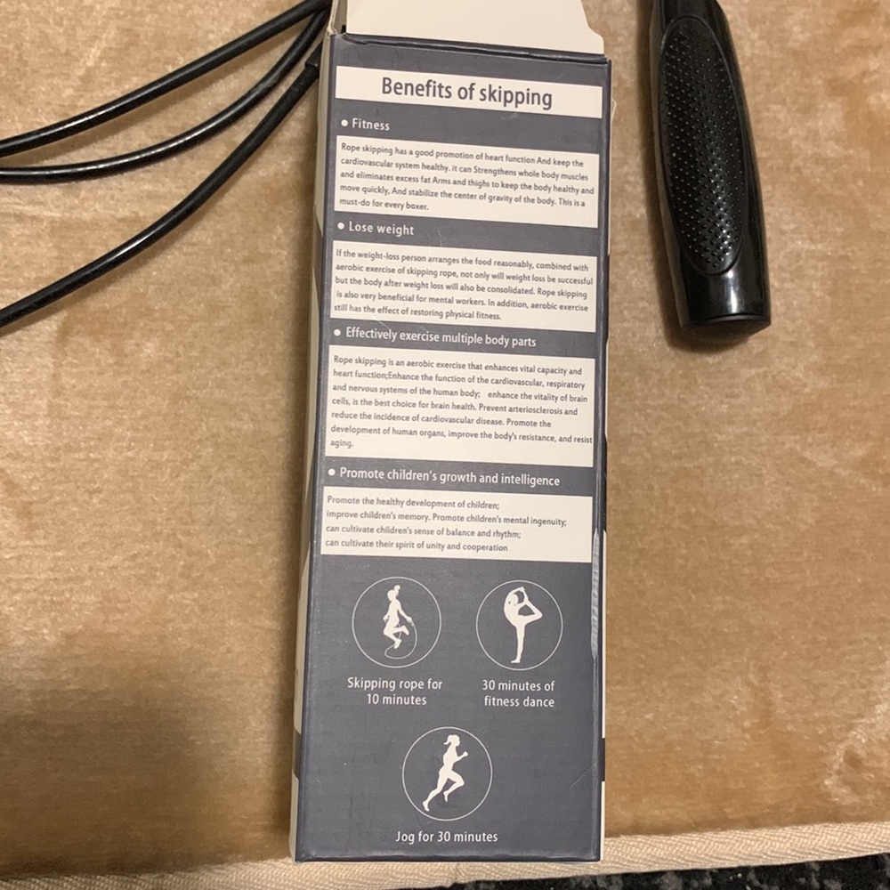 Jump Rope - never used - Picture 2 of 3